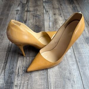 Kate Spade Licorice Dark Tan Pumps Heels 10